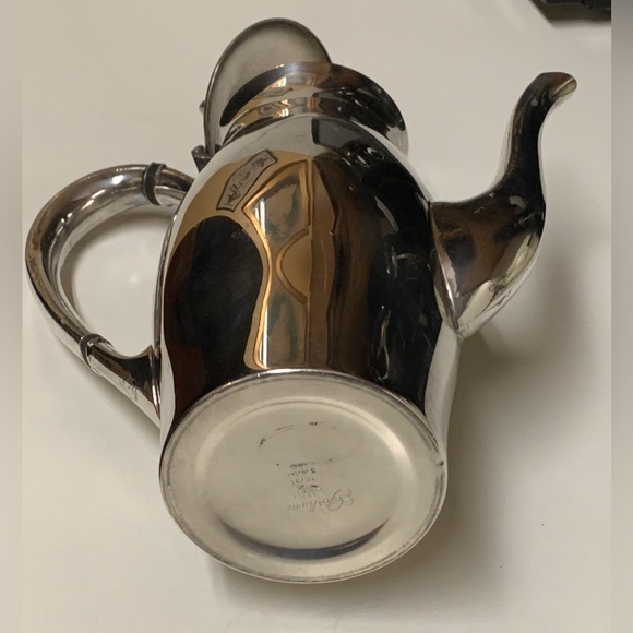 Mid Century Vintage Gorham Silver Paul Revere Pineapple Finial Coffee Pot Carafe - Picture 8 of 16